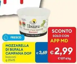 MD Discount Mozzarella di bufala campana DOP offerta