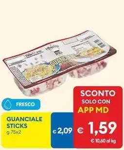 MD Discount Guanciale sticks offerta
