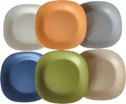 MD Discount SET 6 PIATTI QUADRATI offerta