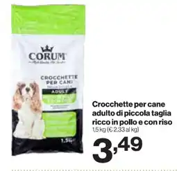 In'S Mercato Crocchette per cane adulto di piccola taglia ricco in pollo e con riso offerta