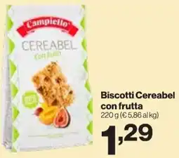 In'S Mercato Biscotti Cereabel con frutta offerta