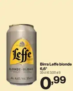 In'S Mercato Birra Leffe blonde 6,6° offerta