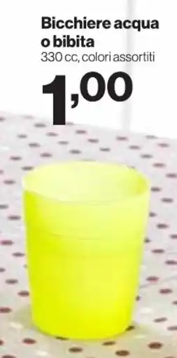 In'S Mercato Bicchiere acqua o bibita offerta