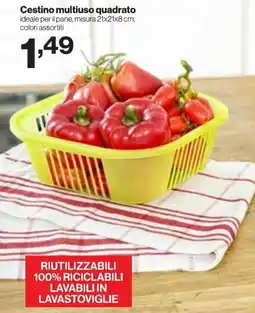 In'S Mercato Cestino multiuso quadrato offerta