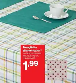 In'S Mercato Tovaglietta all'americana offerta