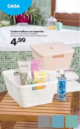 In'S Mercato Cestino multiuso con coperchio offerta