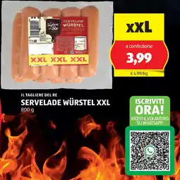 ALDI Il tagliere del re servelade würstel xxl offerta