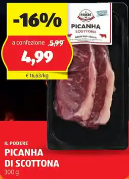 ALDI Il podere picanha di scottona offerta