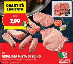 ALDI Bbq grigliata mista di suino offerta