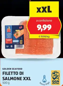 ALDI Golden seafood filetto di salmone xxl offerta