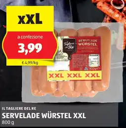 ALDI Il tagliere del re servelade würstel xxl offerta