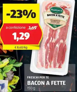 ALDI Freschi per te bacon a fette offerta
