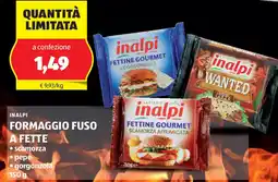 ALDI Inalpi formaggio fuso a fette offerta