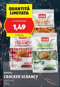 ALDI Bottoli cracker scrancy offerta