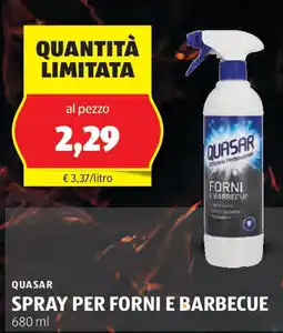 ALDI Quasar spray per forni e barbecue offerta