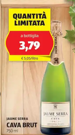 ALDI Jaume serra cava brut offerta