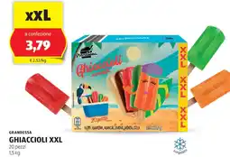 ALDI Grandessa ghiaccioli xxl offerta