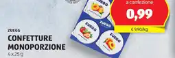 ALDI Zuegg confetture monoporzione offerta
