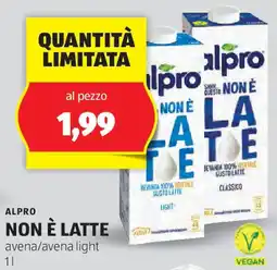 ALDI Alpro non è latte offerta