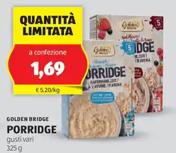 ALDI Golden bridge porridge offerta