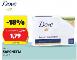 ALDI Dove saponetta offerta