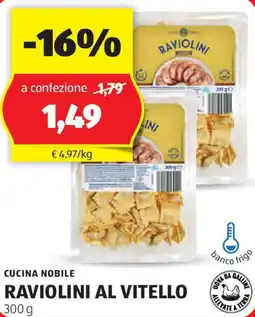 ALDI Cucina nobile raviolini al vitello offerta