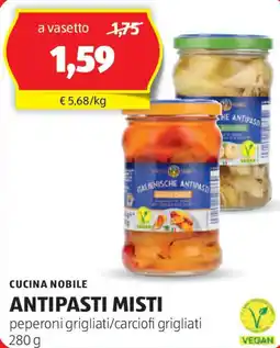 ALDI Cucina nobile antipasti misti offerta
