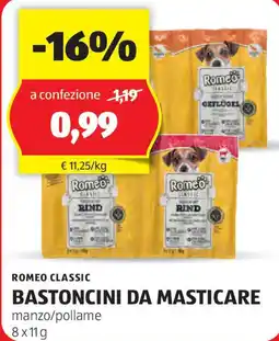 ALDI Romeo classic bastoncini da masticare offerta