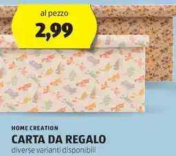 ALDI Home creation carta da regalo offerta