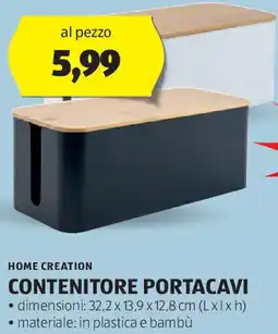 ALDI Home creation contenitore portacavi offerta