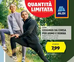 ALDI Crane leggings da corsa per uomo e donna offerta