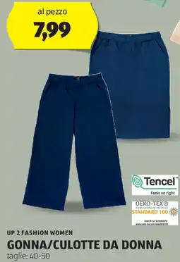 ALDI Up 2 fashion women gonna/culotte da donna offerta