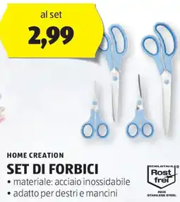 ALDI Home creation set di forbici offerta