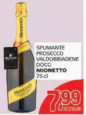 Crai Spumante prosecco valdobbiadene DOCG MIONETTO offerta