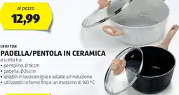 ALDI Crofton padella/pentola in ceramica offerta