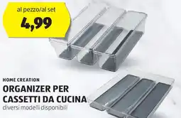 ALDI Home creation organizer per cassetti da cucina offerta