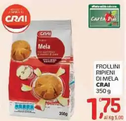 Crai Frollini ripieni di mela CRAI offerta