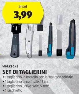 ALDI Workzone set di taglierini offerta