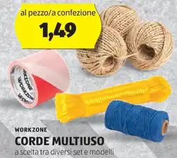 ALDI Workzone corde multiuso offerta