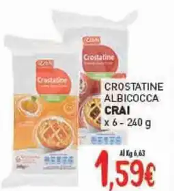 Crai Crostatine albicocca CRAI offerta
