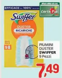 Crai Piumini duster SWIFFER 9 pezzi offerta