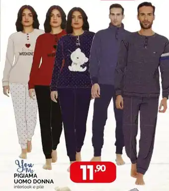 Orizzonte You & Me Pigiama Uomo Donna offerta