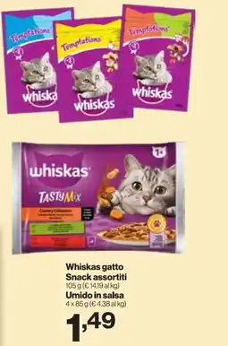 In'S Mercato Whiskas gatto Snack assortiti Umido in salsa offerta