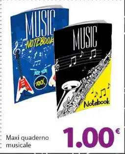 Famila Maxi quaderno musicale offerta