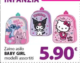 Famila Zaino asilo BABY GIRL offerta