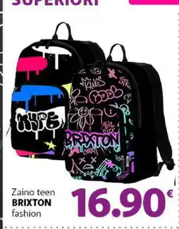 Famila Zaino teen BRIXTON fashion offerta