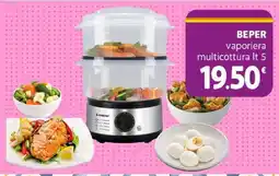Famila BEPER vaporiera multicottura lt 5 offerta
