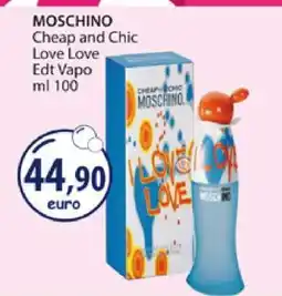 Acqua & Sapone MOSCHINO Cheap and Chic Love Love Edt Vapo offerta