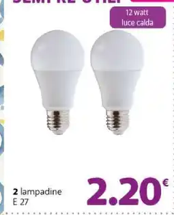 Famila 2 lampadine E 27 offerta