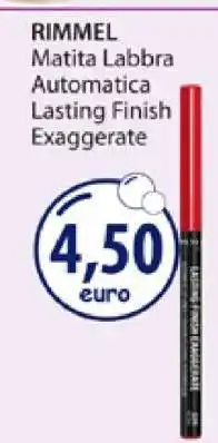 Acqua & Sapone RIMMEL Matita Labbra Automatica Lasting Finish Exaggerate offerta